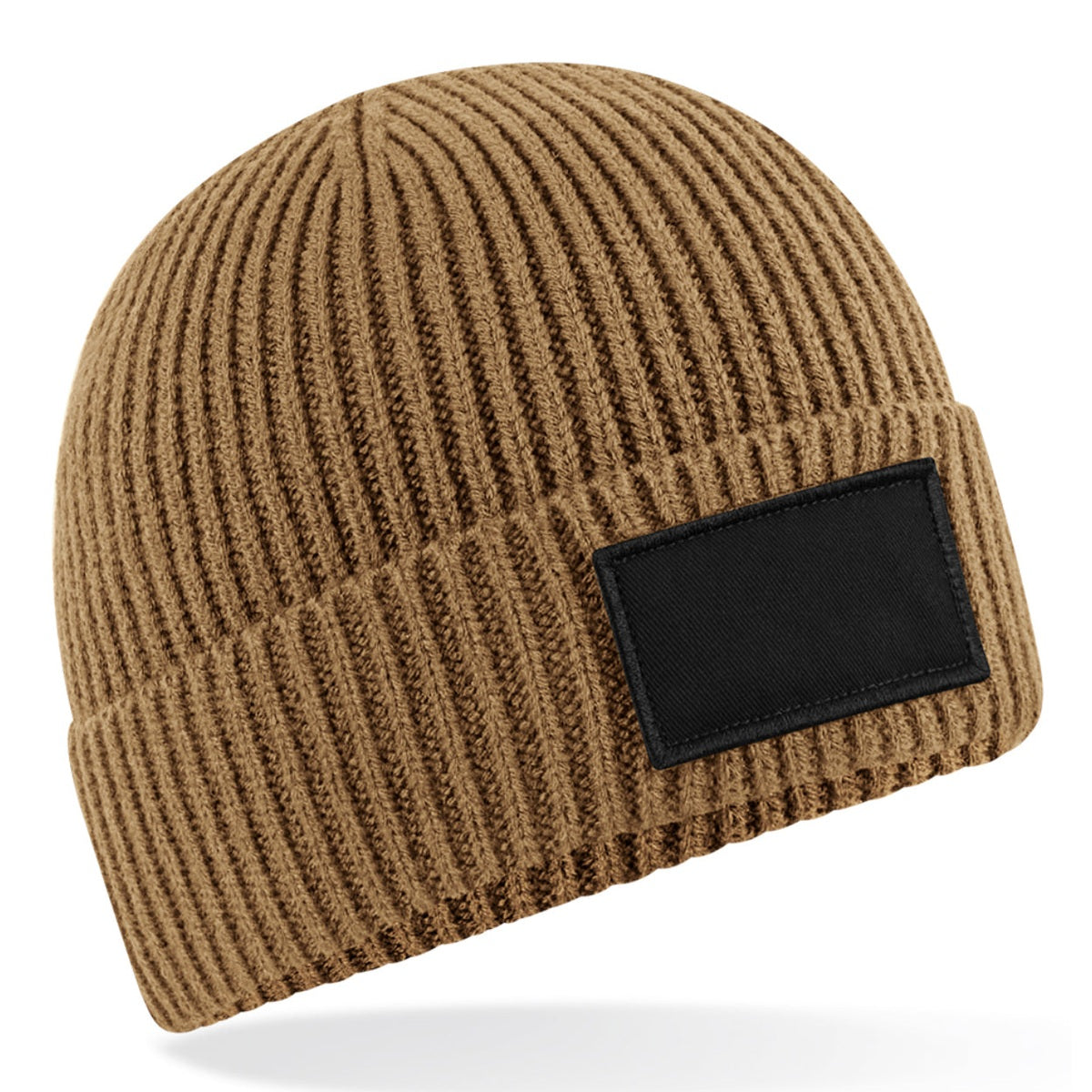 Fashion patch beanie