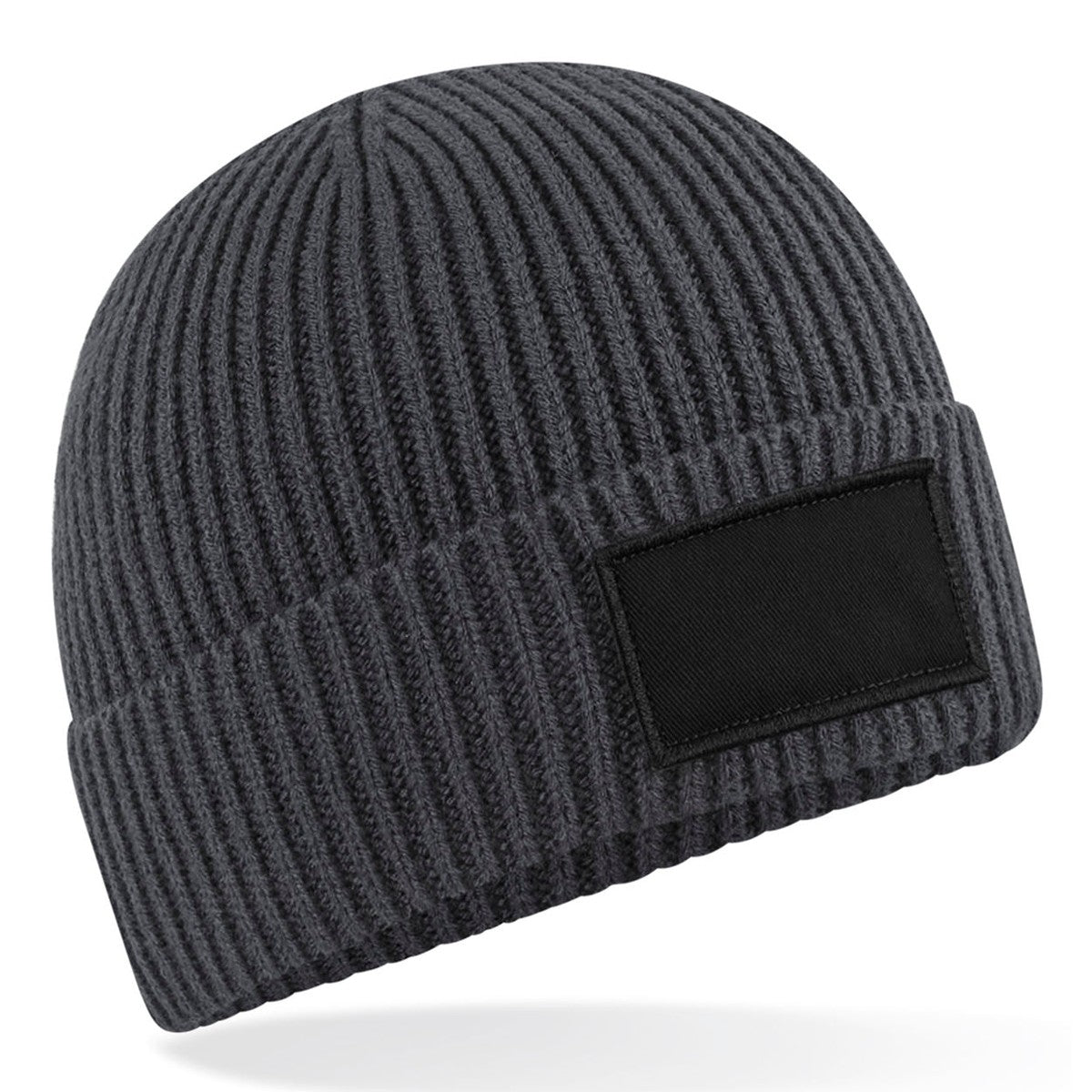 Fashion patch beanie