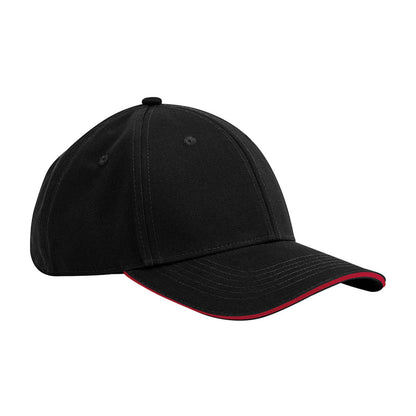 EarthAware® classic organic cotton 6-panel cap – sandwich peak
