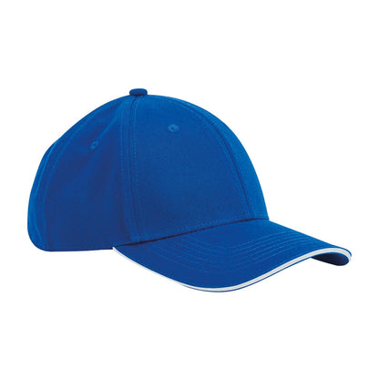 EarthAware® classic organic cotton 6-panel cap – sandwich peak