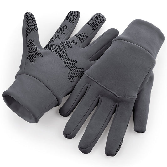 Softshell sports tech gloves