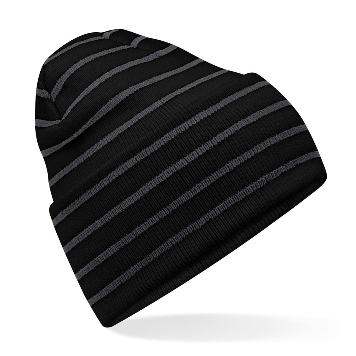 Original deep-cuffed striped beanie