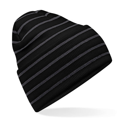 Original deep-cuffed striped beanie