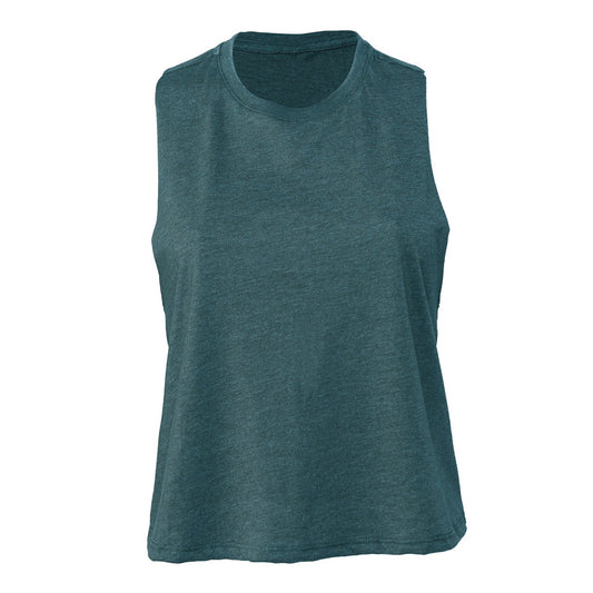 Women's racerback cropped tank