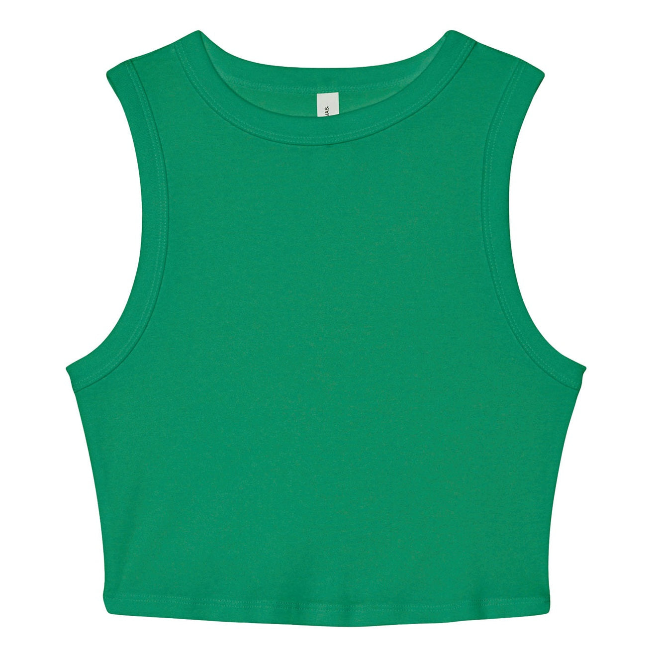 Women’s micro rib muscle crop tank