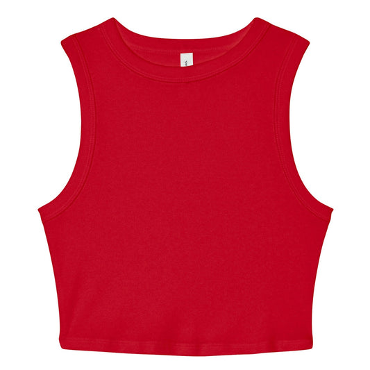 Women’s micro rib muscle crop tank