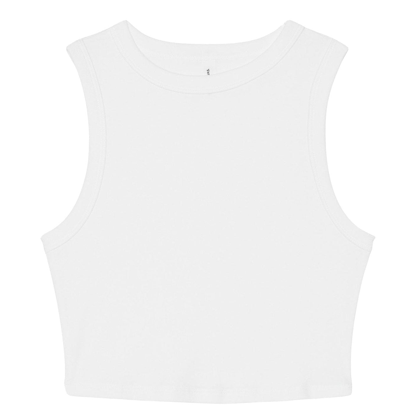 Women’s micro rib muscle crop tank