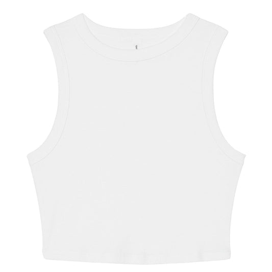 Women’s micro rib muscle crop tank