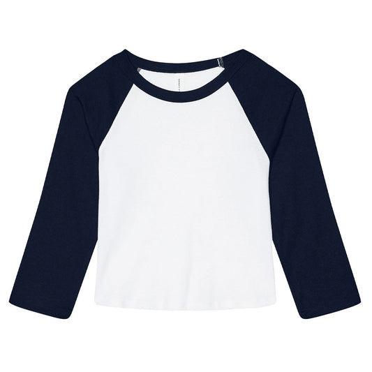 Women’s micro rib 3/4 raglan baby t-shirt