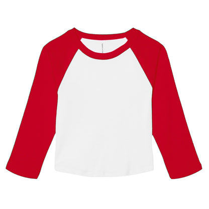 Women’s micro rib 3/4 raglan baby t-shirt