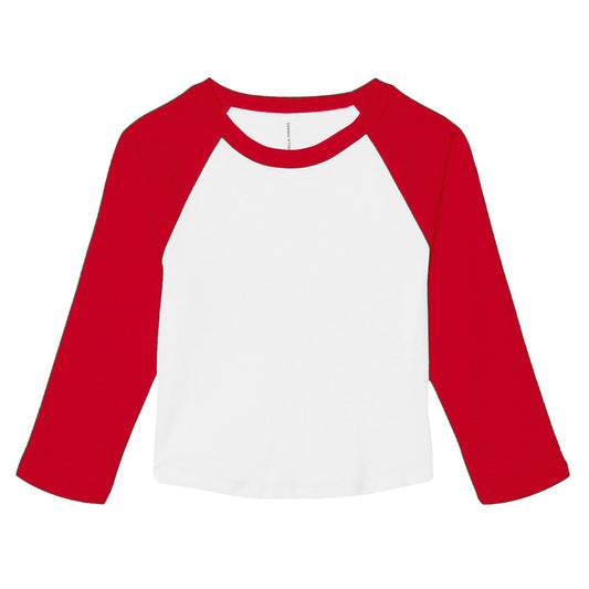 Women’s micro rib 3/4 raglan baby t-shirt