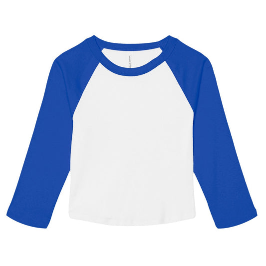 Women’s micro rib 3/4 raglan baby t-shirt