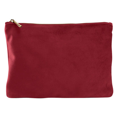 Velvet accessory pouch