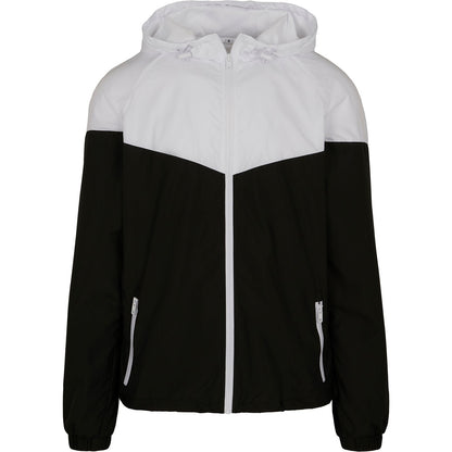 Two-tone tech windrunner jacket