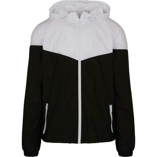Two-tone tech windrunner jacket