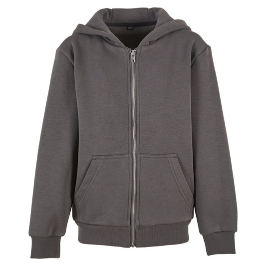 Kids fluffy zip hoodie