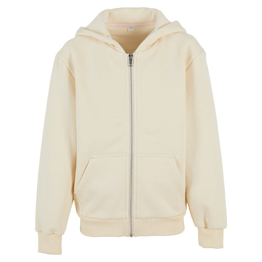 Kids fluffy zip hoodie