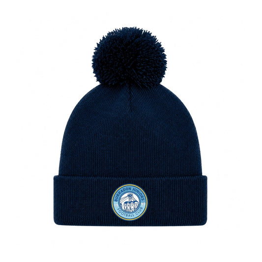 Burradon FC Bobble Hat - Navy