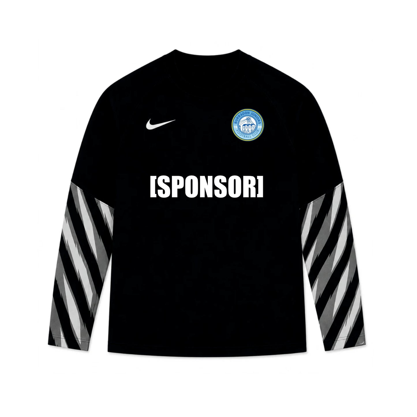 Burradon FC Dri-FIT Park V Goalkeeper Top - Black