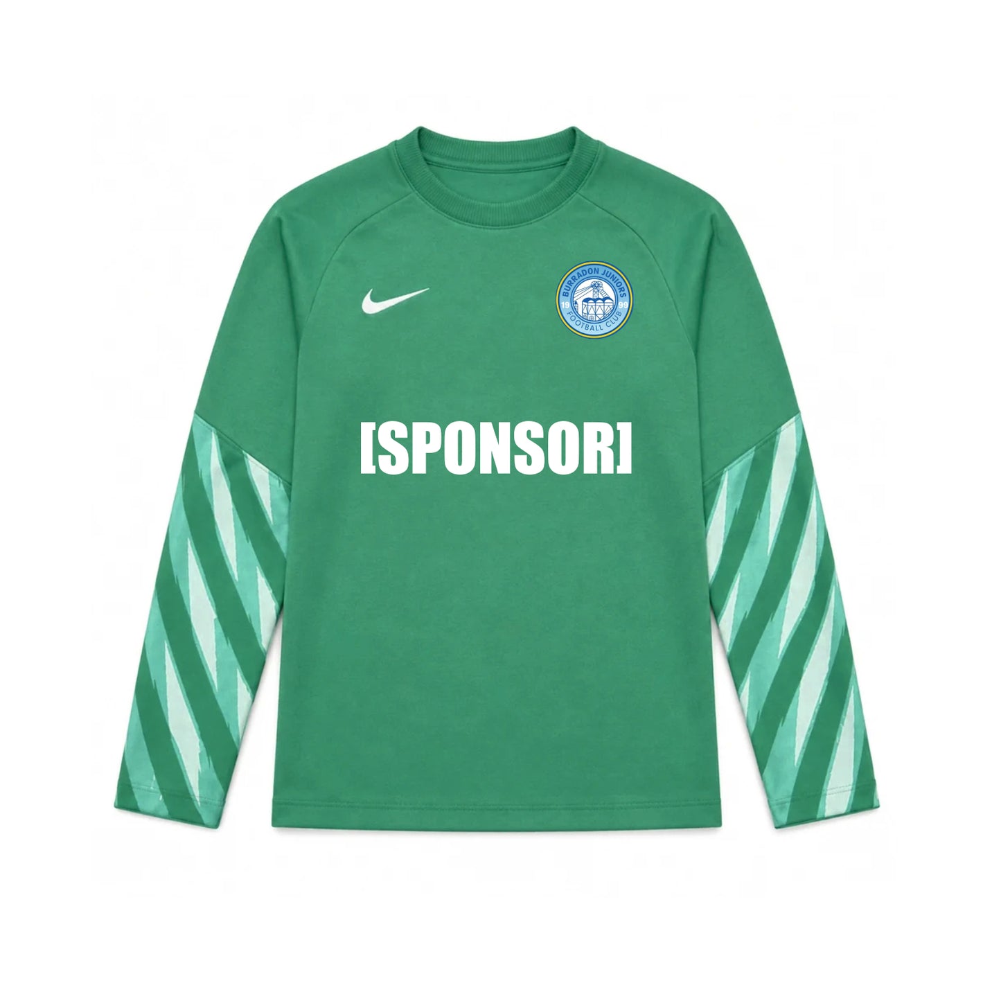 Burradon FC Dri-FIT Park V Goalkeeper Top - Green