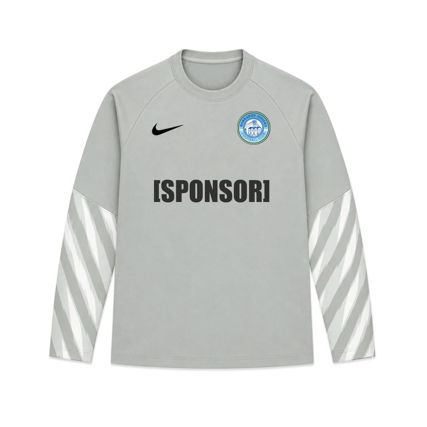 Burradon FC Dri-FIT Park V Goalkeeper Top - Grey