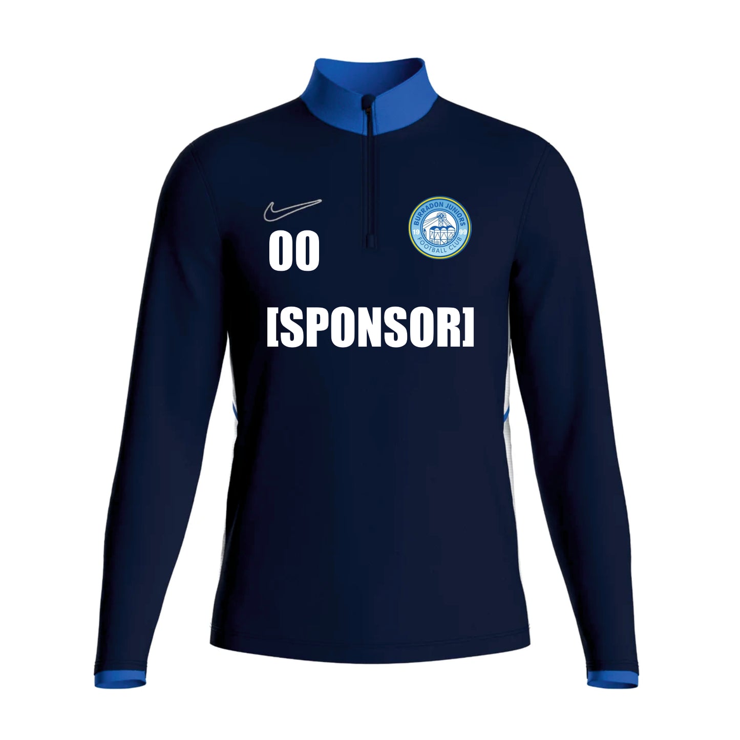 Burradon FC Drill Top - Navy