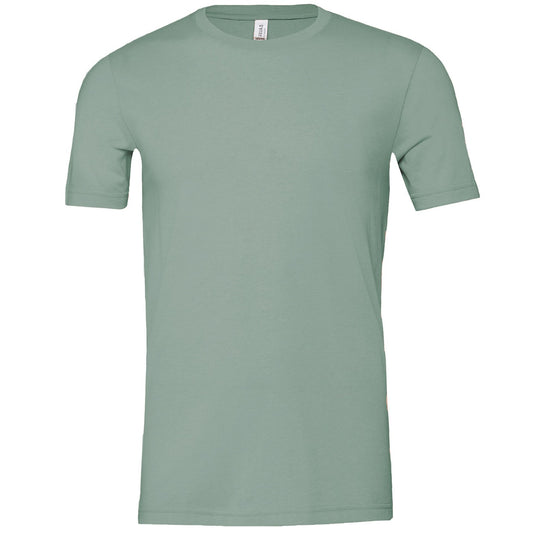 Unisex heather CVC short sleeve t-shirt