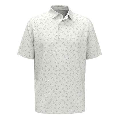 All-over large chev printed polo