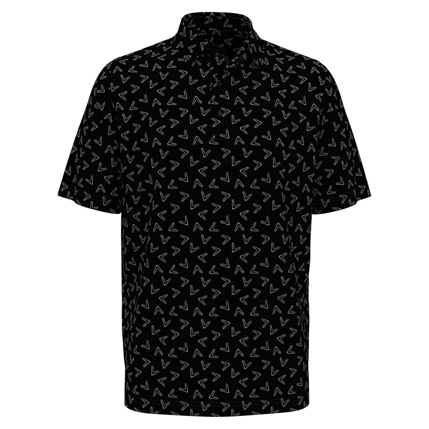 All-over large chev printed polo