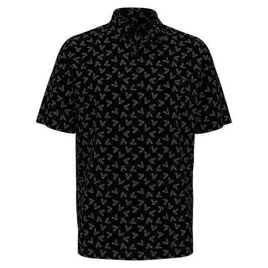 All-over large chev printed polo