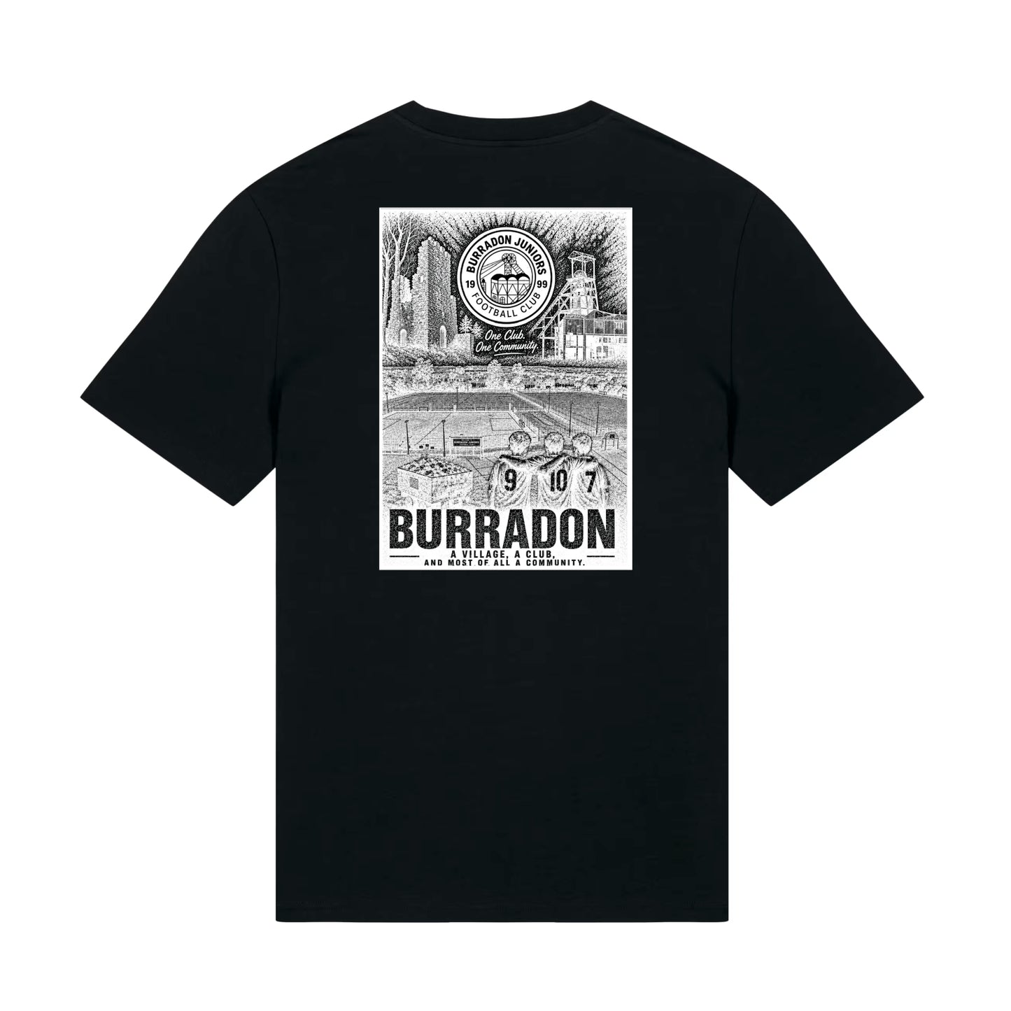 Up The Burry Tee - Black