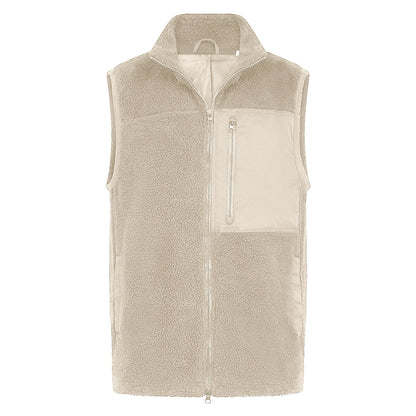Recycled sherpa gilet