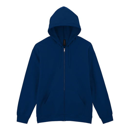 Softstyle™ midweight fleece adult full-zip hooded sweatshirt