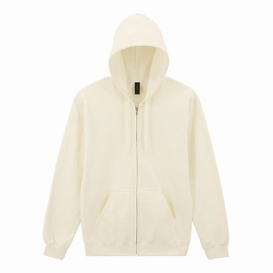 Softstyle™ midweight fleece adult full-zip hooded sweatshirt