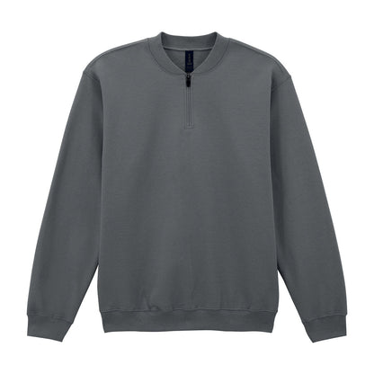 Softstyle™ midweight adult fleece 1/4-zip sweatshirt