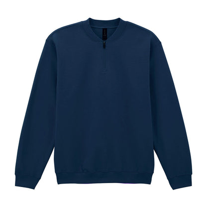 Softstyle™ midweight adult fleece 1/4-zip sweatshirt