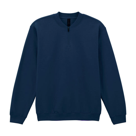 Softstyle™ midweight adult fleece 1/4-zip sweatshirt