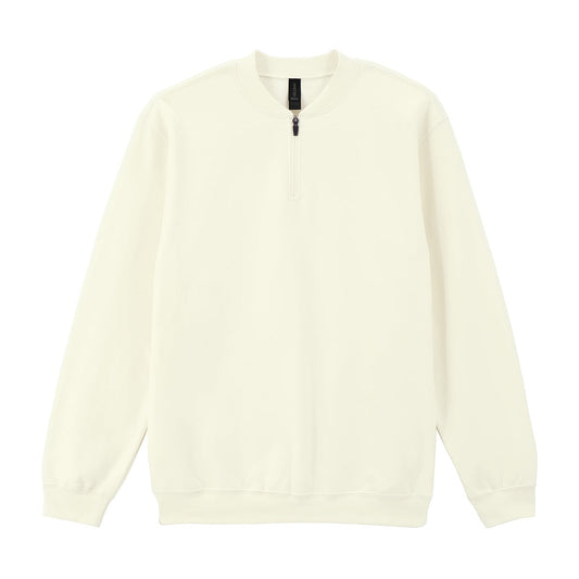 Softstyle™ midweight adult fleece 1/4-zip sweatshirt