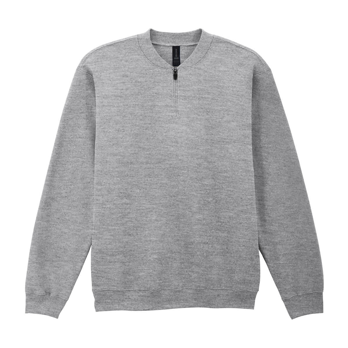 Softstyle™ midweight adult fleece 1/4-zip sweatshirt