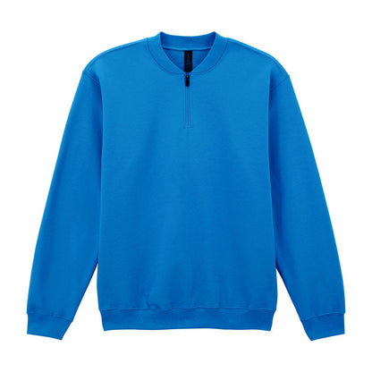 Softstyle™ midweight adult fleece 1/4-zip sweatshirt