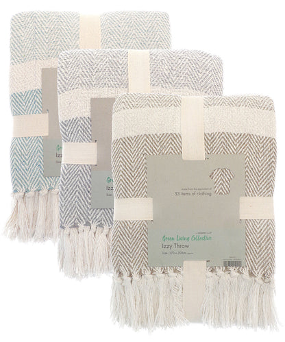 Izzy recycled throw