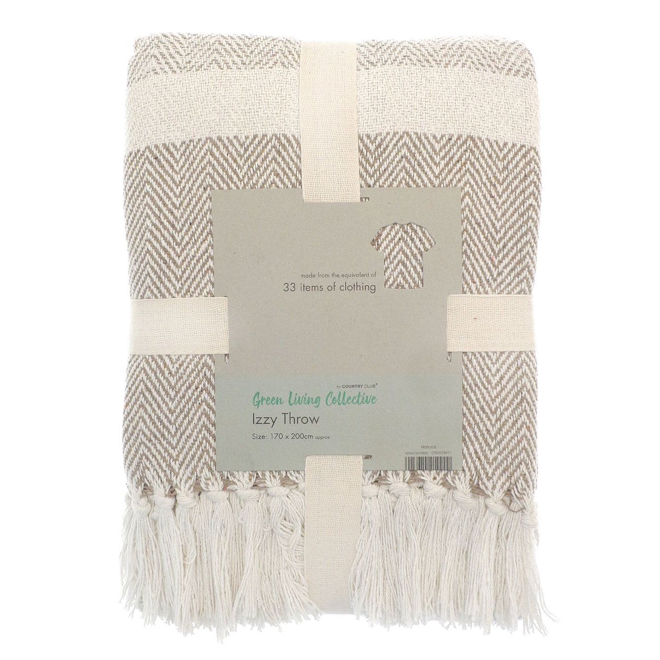 Izzy recycled throw