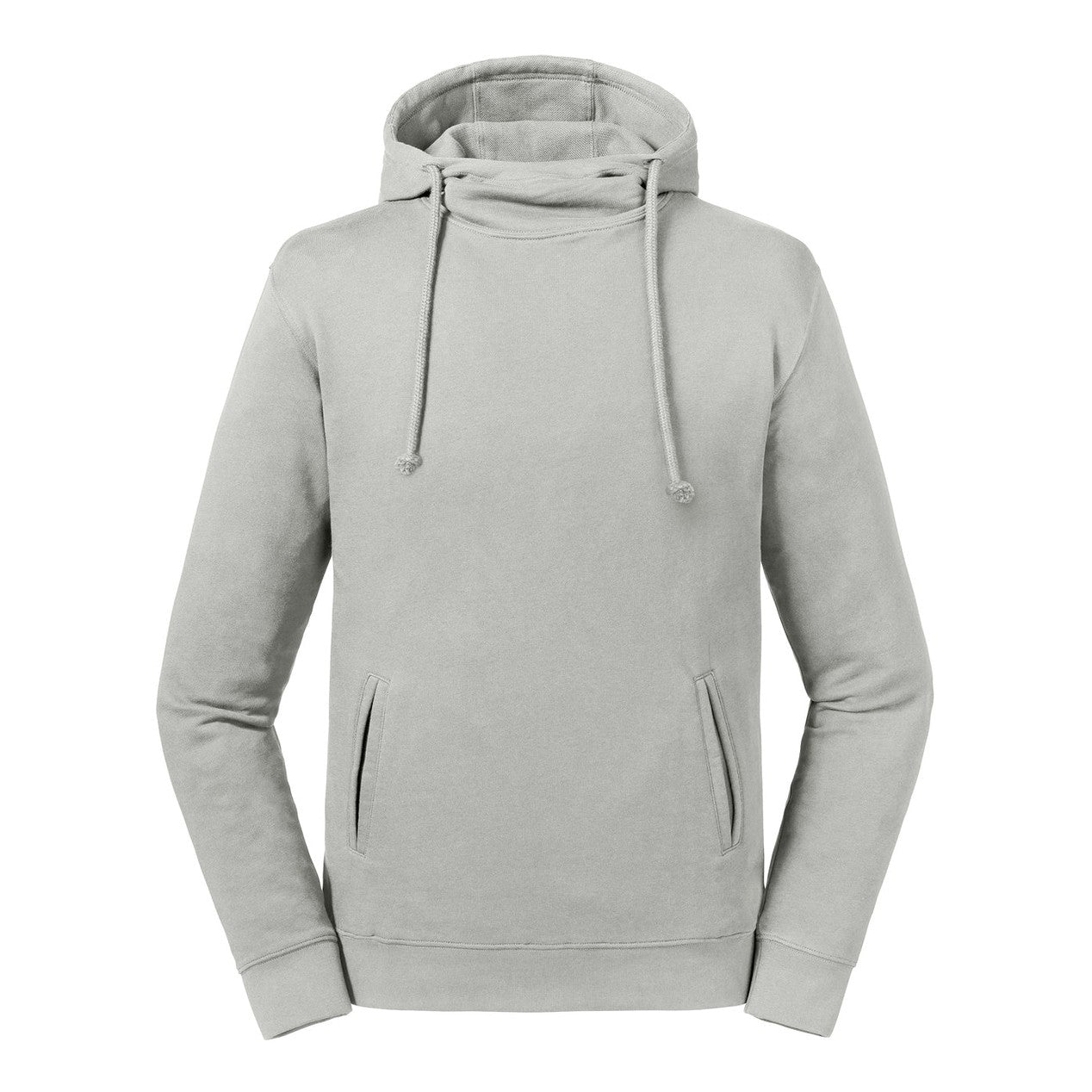 Pure organic high collar hooded sweatshirt