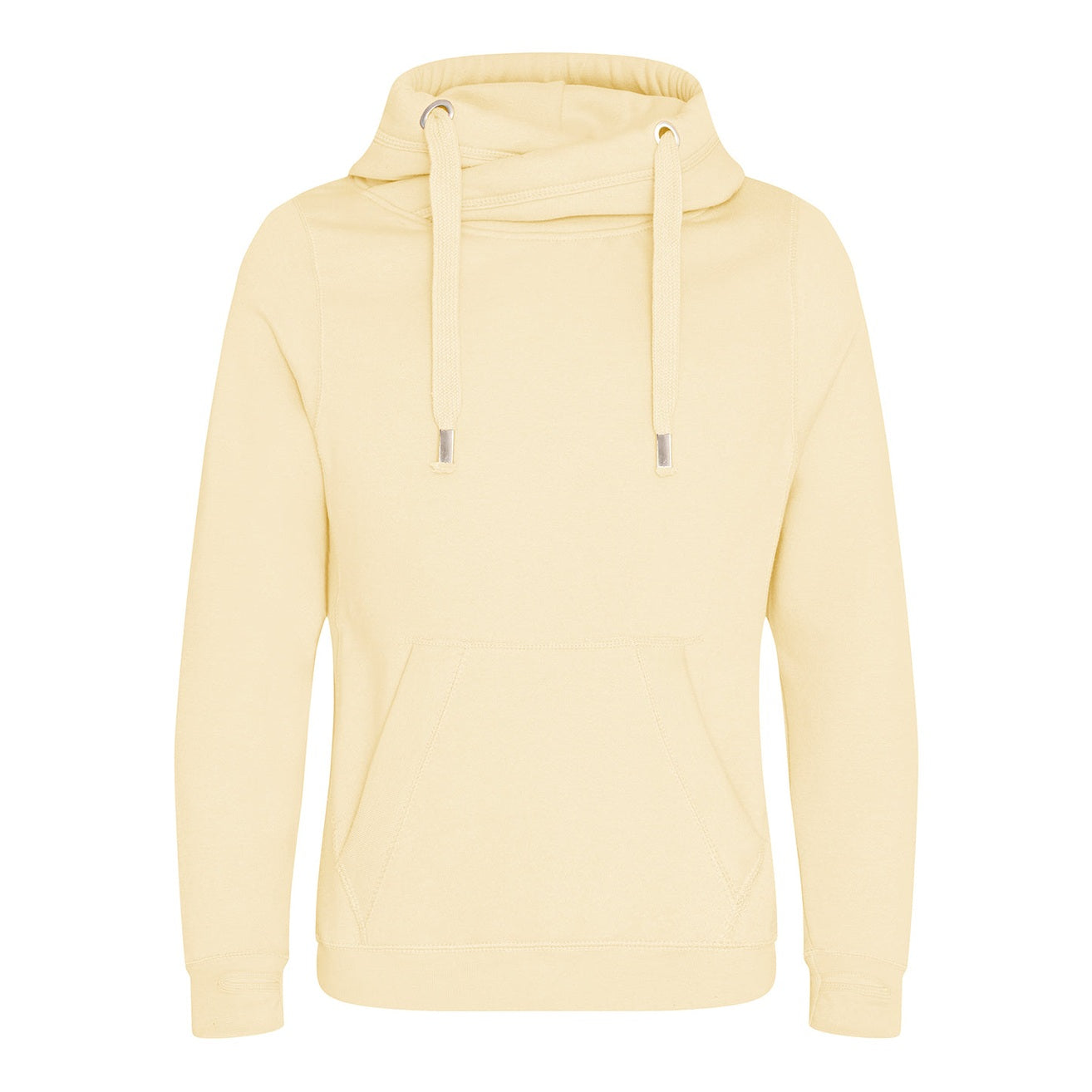 Cross neck hoodie