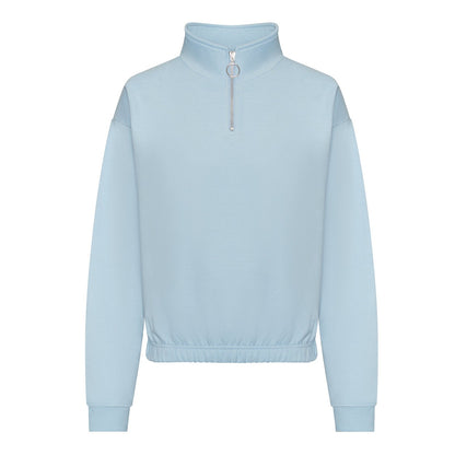 Women's cropped ¼-zip sweat