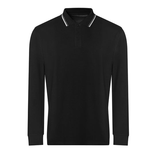 Long sleeve tipped 100 polo