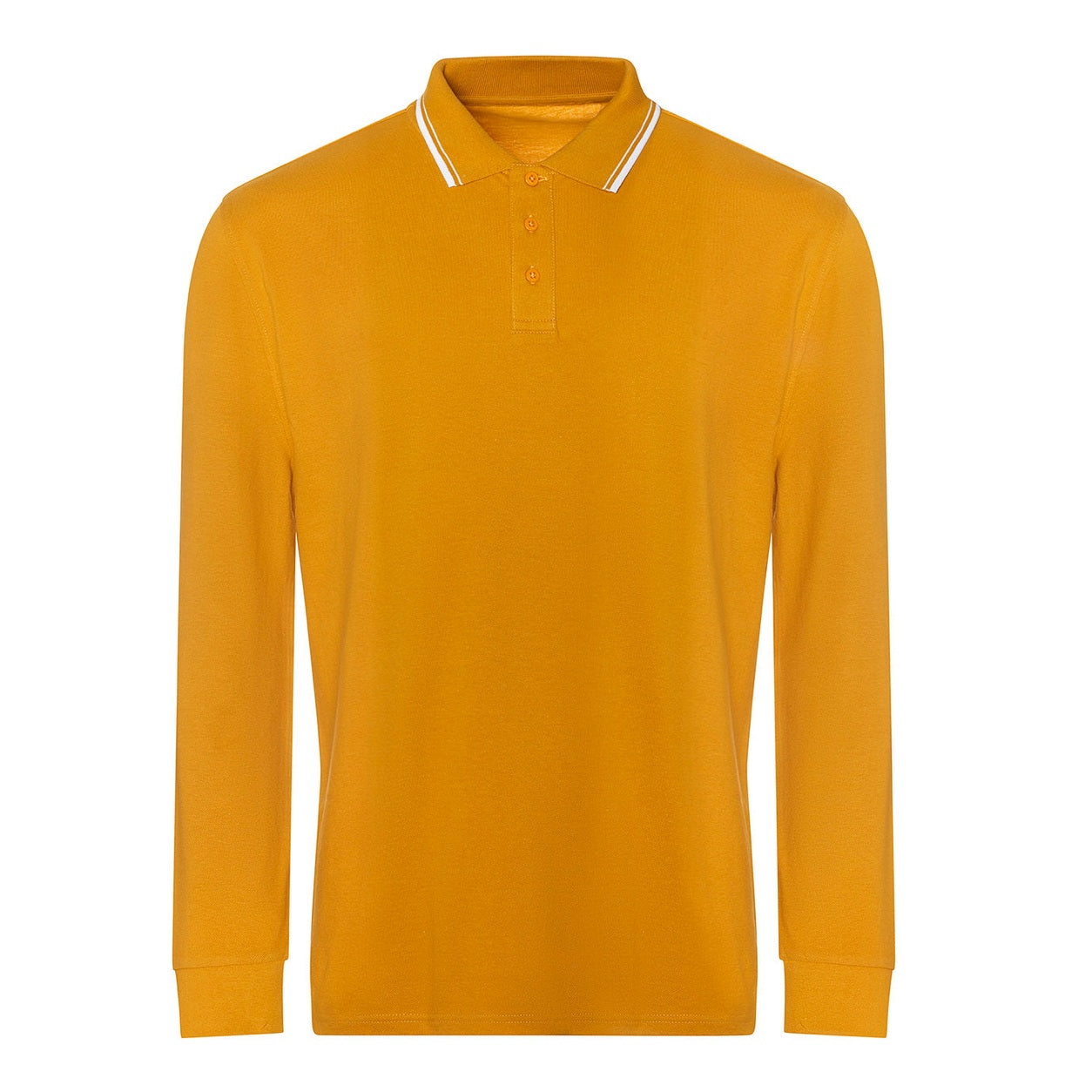 Long sleeve tipped 100 polo