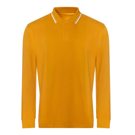 Long sleeve tipped 100 polo