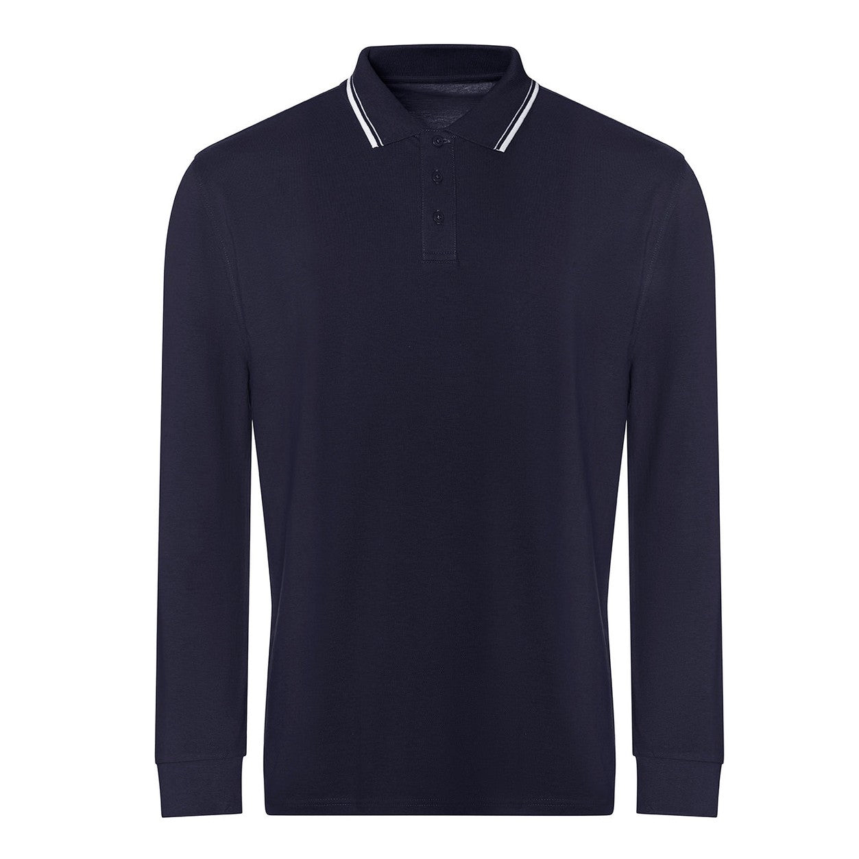Long sleeve tipped 100 polo