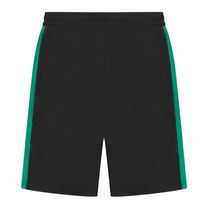 Knitted shorts with zip pockets
